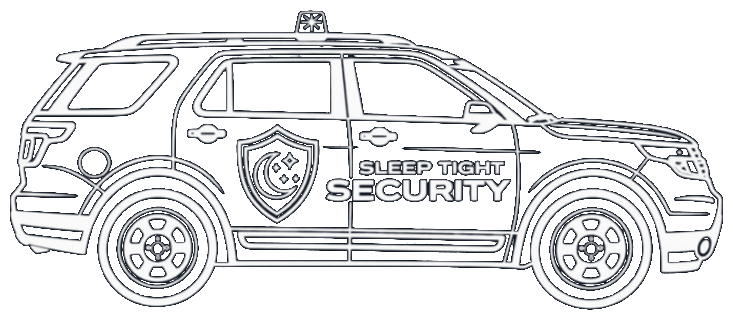Sleep Tight Security patrol vehicle